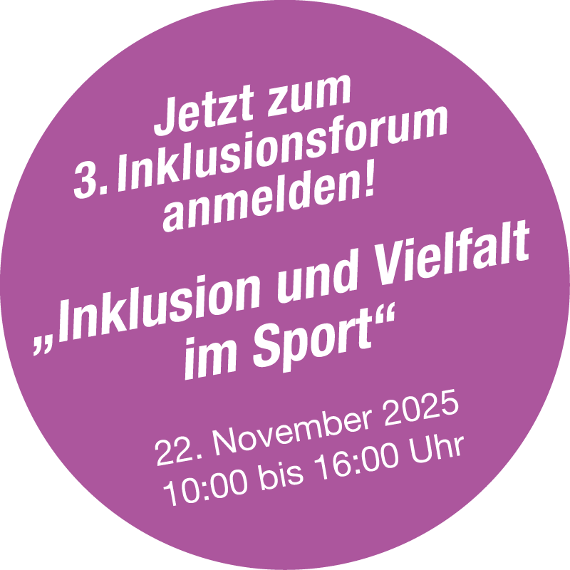 Jetzt zum 3. Inklusionsforum anmelden